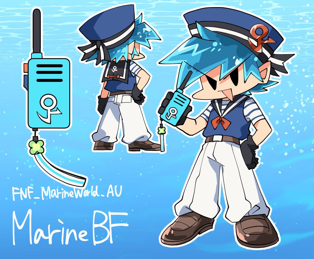 #FNF_MarineWorld_AU
新しく産まれました
設定と他キャラはまた後日！