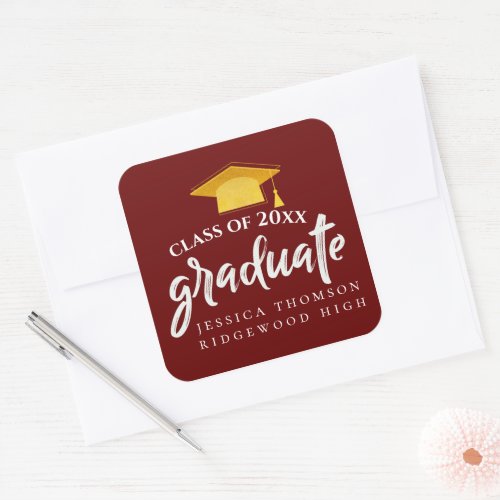 mypaperlove2021's tweet photo. Beautiful Red Gold Grad Hat 2023 Graduation Square Sticker https://t.co/WoDc9Uiz7Q via @zazzle
#graduationsticker #graduationenvelopeseal #personalizedenvelopesealsticker #sticker #graduationsticker #classof2023 #2023graduation #mailingessentials #zazzlemade #zazzle https://t.co/SpPa0KNyTg