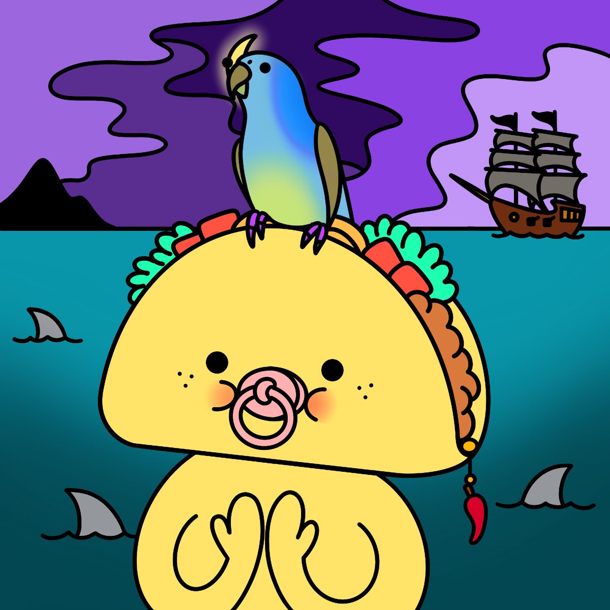 You know what day it is Taco Tuesday!!! 

Giveaway Time!!

x1 @TacoTribeNFTs Doodled Tacos 

To enter 

Like + RT + Follow & tag few friends. 

Assets- opensea.io/assets/matic/0…
Winner will be announced in 72 hours

#NFT #NFTGiveaway #TacoTribe