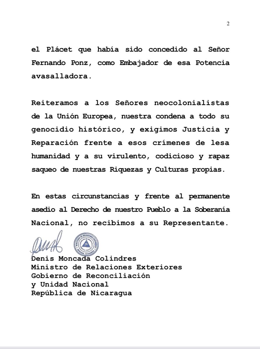 LaureanoOrtegaM's tweet photo. Nicaragua digna, soberana, bendita y siempre libre! 🇳🇮 https://t.co/EiTsK0yIdF