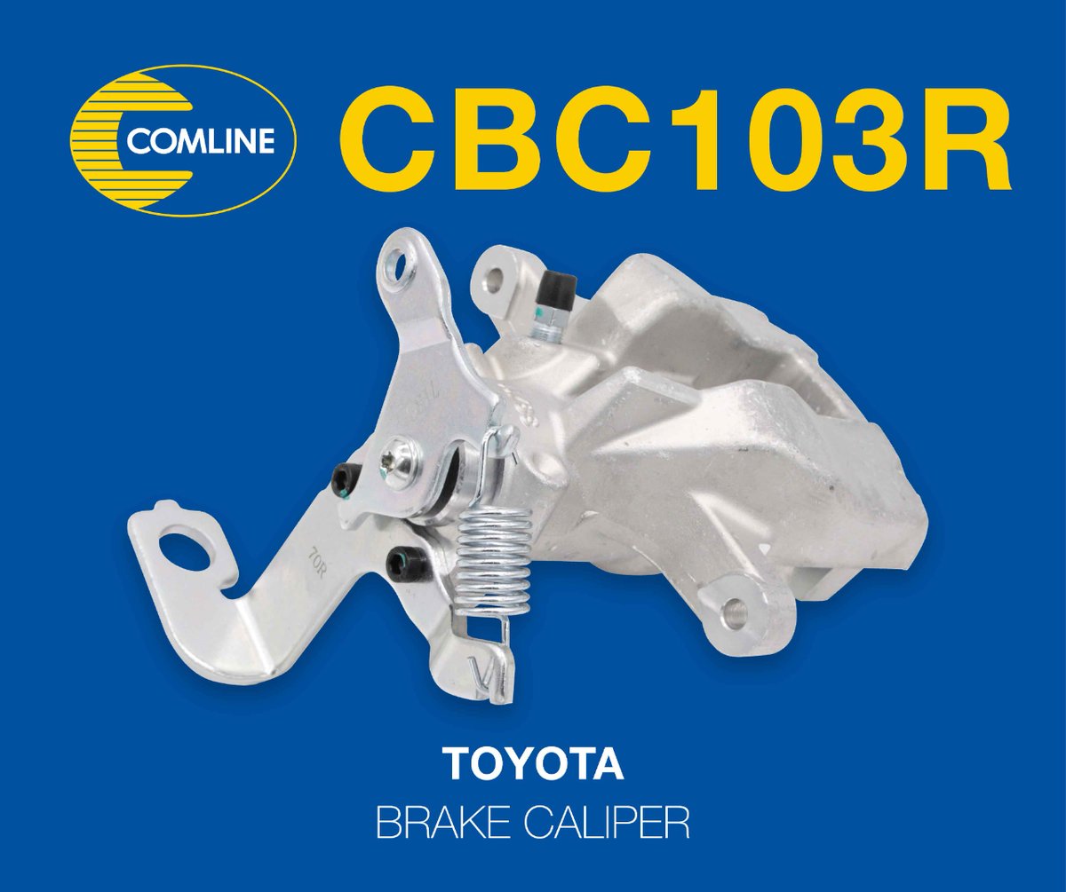 ComlineParts's tweet image. Following on from last weeks' post on our fast-moving brake calipers, the CBC103L/R options featured here cover a range of #Toyota models, and also include an integrated motor to support Electronic Parking Brake technology. #braking #calipers #EPG #technology