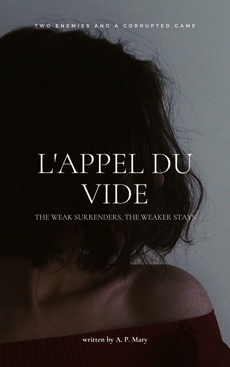 httpandraa's tweet photo. NEW WATTPAD BOOK!
L’Appel du Vide by APMary222 #Wattpad #wattpad https://t.co/EsckAhNTFb