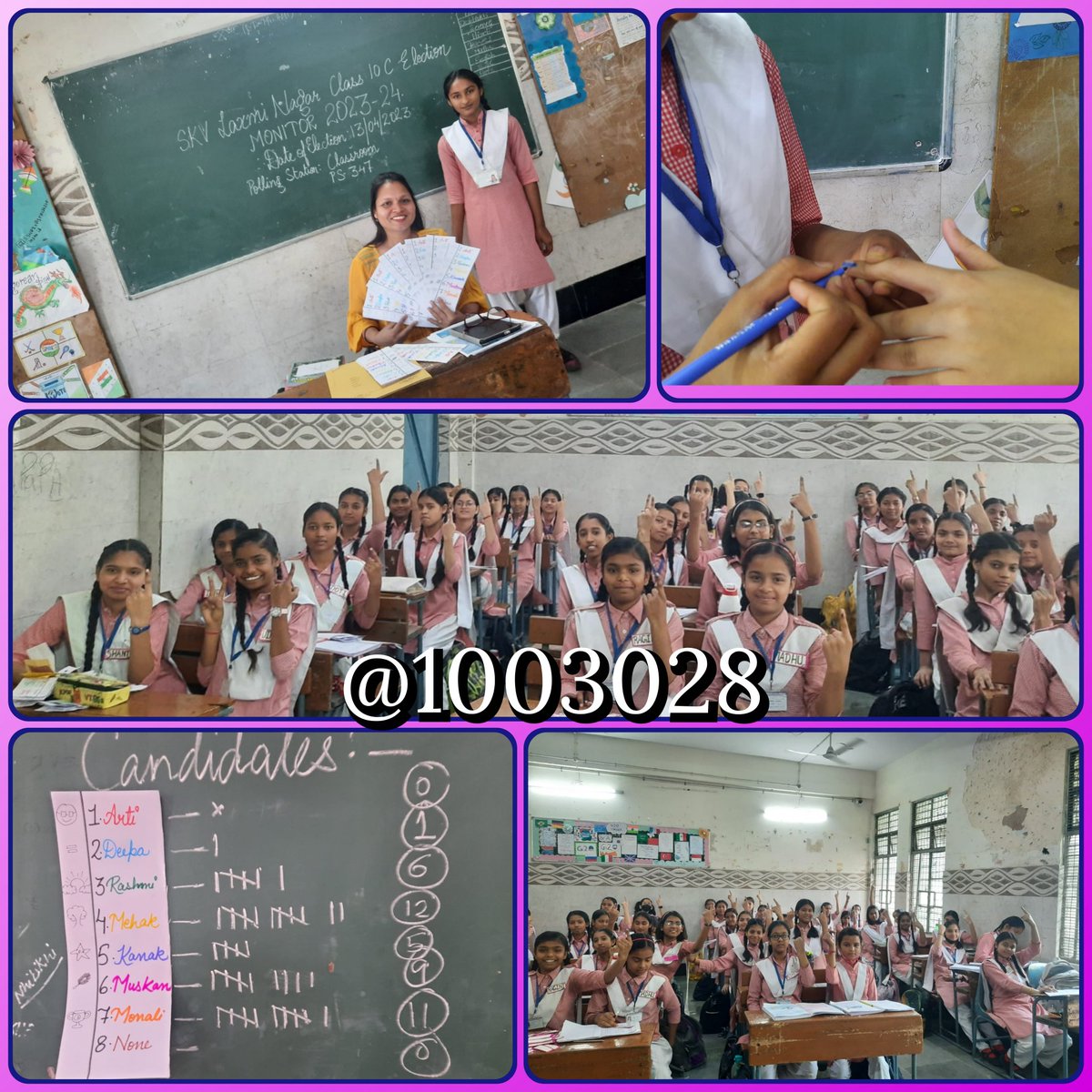 SKVLaxminagar's tweet photo. @1003028
Elections process:
step wise step
done for selecting Monitors of the class,
by Mrs. Arti Qanungo,
Class teacher of Xth class
#Manifestos
#Polling day
One student one vote, #voting process
#democraticdecisions
#democraticcitizens
@Dir_Education
@ChhaviGupta_04 https://t.co/JuySXzMglD