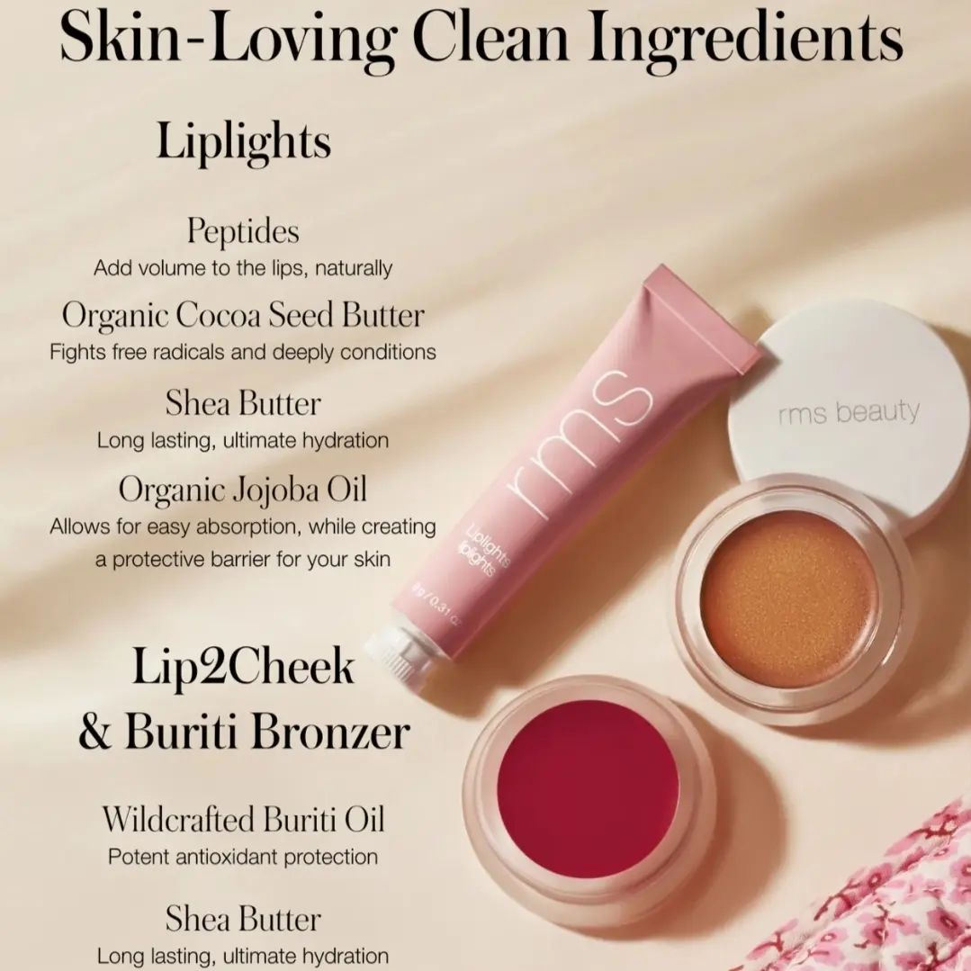 MakeupOnMyRadar's tweet photo. @rmsbeauty is collabbing with Dôen to release their Sunkissed Set

Set includes:

👉🏽New! RMS Liplights Cream Lip 

👉🏽Gloss in Bare - Subtle pink gloss reacts to your body's natural pH for the perfect personalized flush of color

Continued ⬇️ https://t.co/ObyxXpfTiQ
