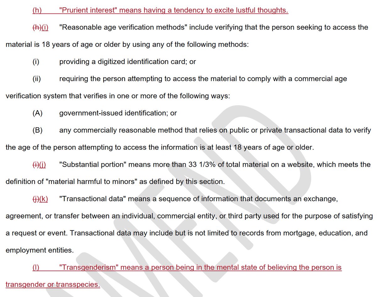 Yesterday Montana's anti-drag law was partially defeated.

Today another bill (SB 544) has a proposed amendment banning drag &amp; "acts of transgenderism" from youth on the internet.

This would bar trans resources, trans people, and more from online spaces if minors may be present.