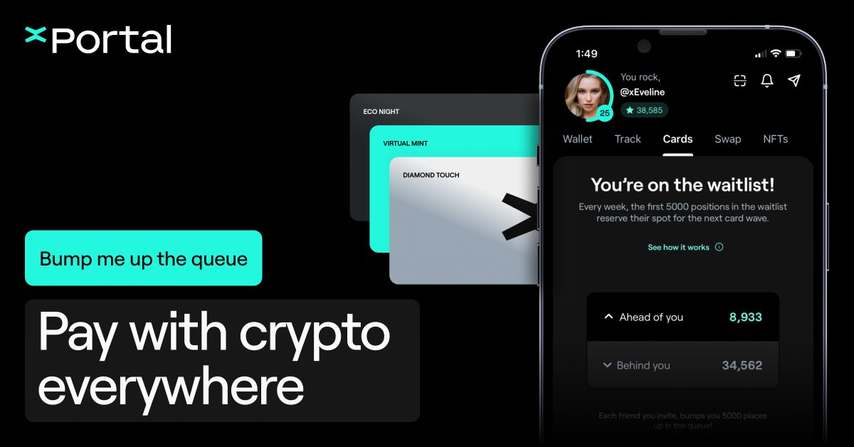 xPortalApp's tweet photo. Invite your friends to xPortal and be among the first to pay for your groceries with $EGLD.

Or your girlfriend’s birthday present.

Or your dentist appointment.

Or pretty much everything else you could think of.

https://t.co/4MWveREd2G https://t.co/FyhAGvArri