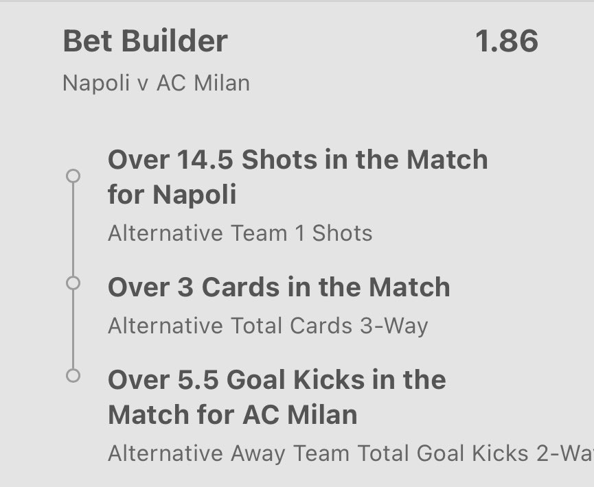 Savvvo7's tweet photo. 🇪🇺Napoli vs AC Milan

💰1.50u
💰0.75u

Let’s get a sweep 🧹 

#GamblingTwitter https://t.co/ht8bBo5r3i