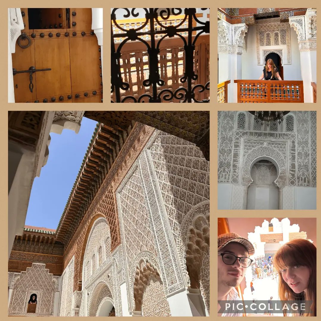 oddo_sabrina's tweet photo. La cosa più bella è sparire in un vicolo senza uscita, fermarsi davanti a un portone di cui si ha la chiave in tasca, e aprirlo senza che anima viva ci possa sentire.
#EliasCanetti #levocidimarrakech
#medina #marrakech #madrasa #oradelthe https://t.co/3dYTXhiuBb