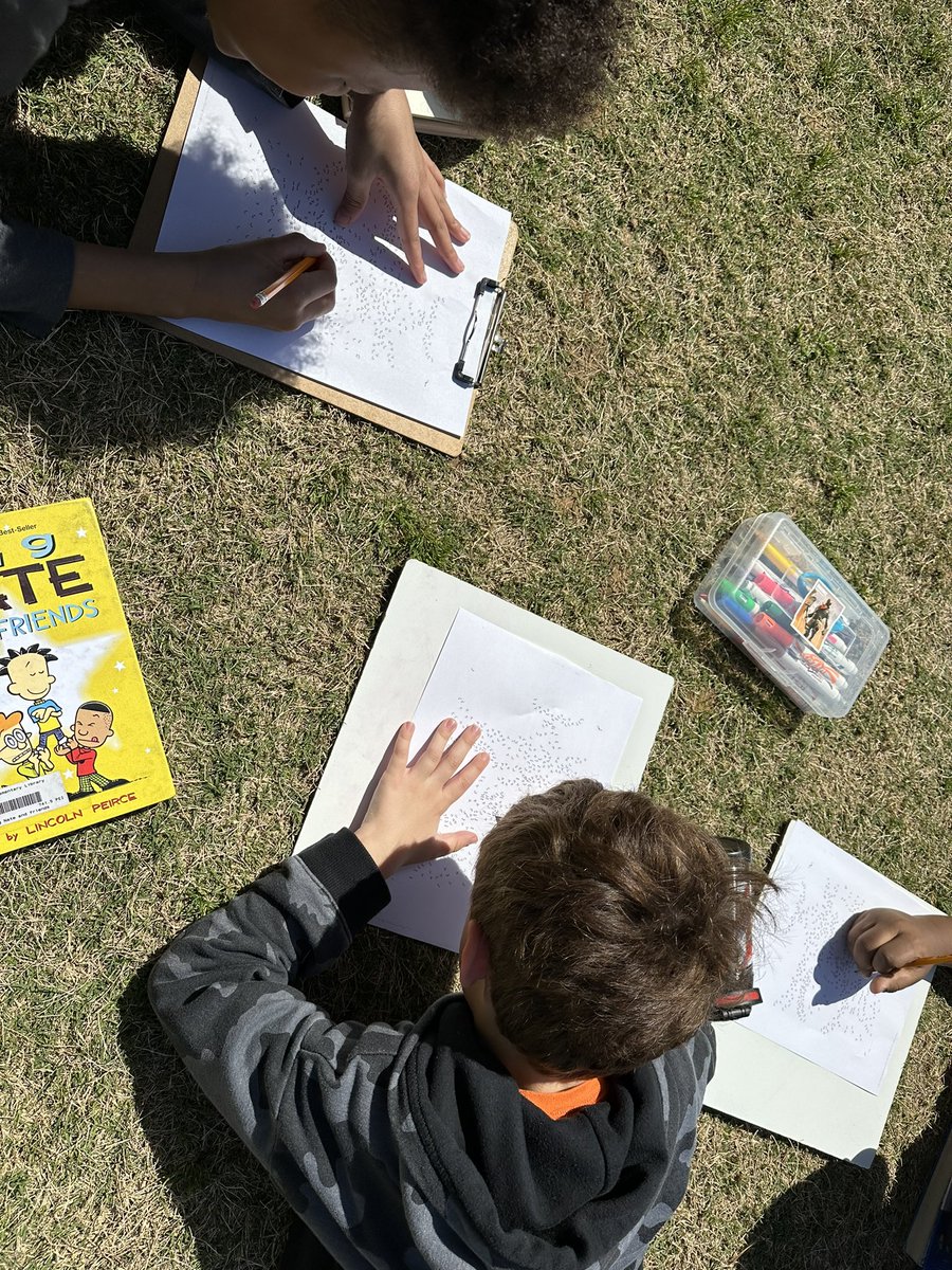 ATeam3rd's tweet photo. After TCAP, we extreme dot to dot in the sunshine. #oesrams @oakrams https://t.co/NUX13v99tr