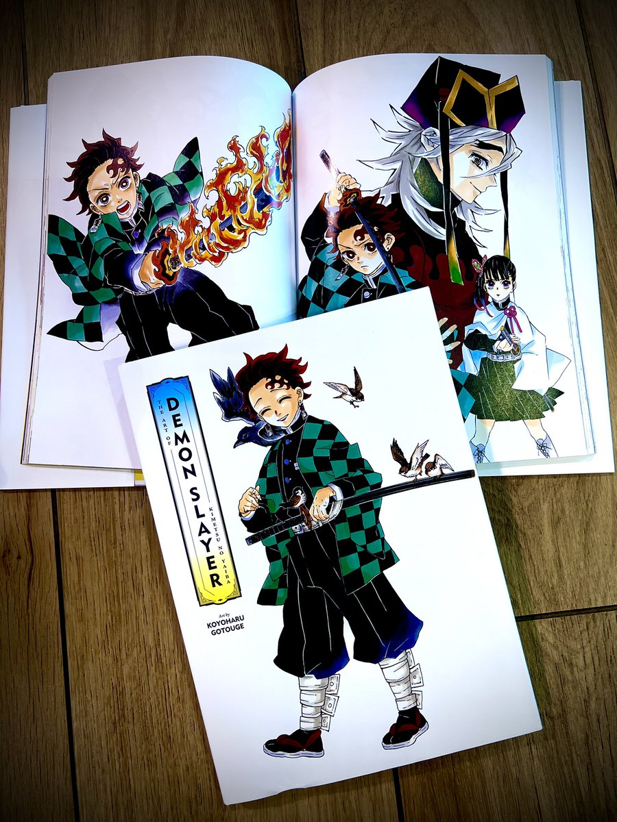 Hunting demons has never been so beautiful than in this collection of art!  This book also has chapter pages, bonus Manga and commentary for the creator!!!!
#manga #mangaart #demonslayer