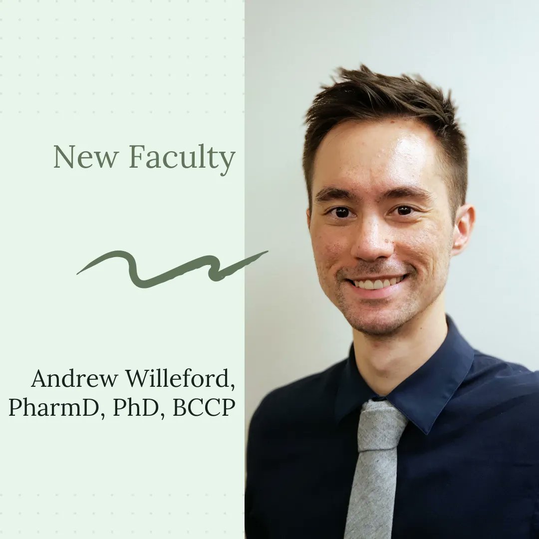 At the beginning of March, SSPPS welcomed its newest faculty member, Dr. Andrew Willeford. Dr. Willeford received his dual PharmD/PhD as a part of our Class of 2019, so we're thrilled to have him back as an educator for our future pharmacists! pharmacy.ucsd.edu/faculty/willef…