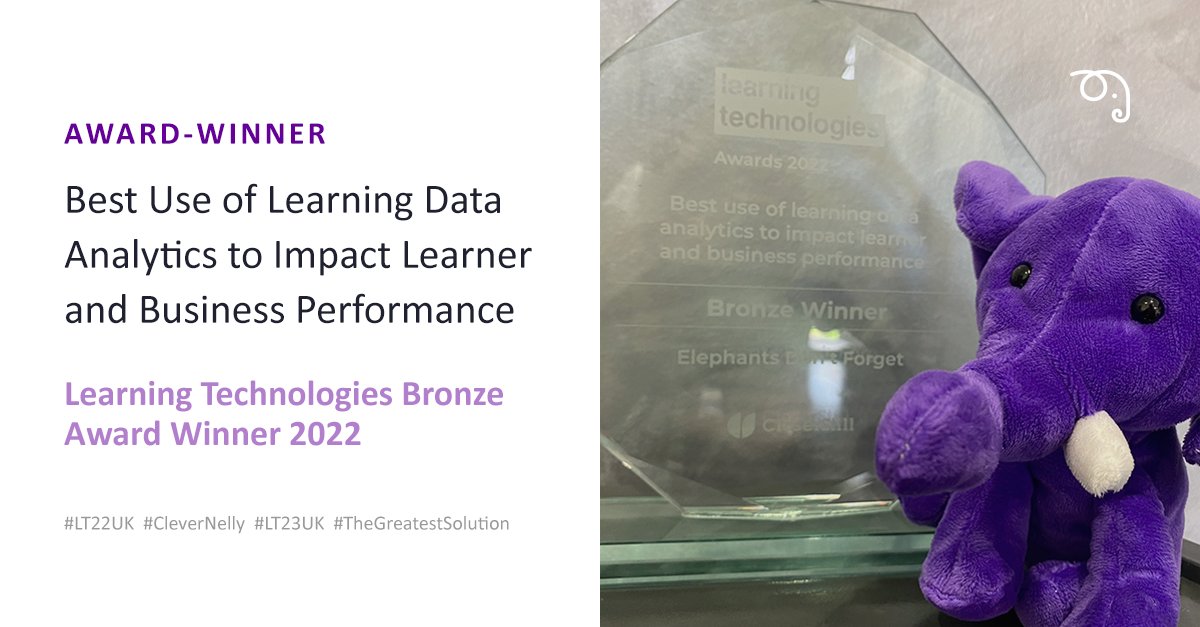 As bronze winners from #LT22Awards, we're looking forward to putting on a show-stopping exhibit this May. Visit us at stand N60 to discover the GREATEST solution for L&D heroes! 

Learn more here: hubs.li/Q01LXS2j0

#LT22 #CleverNelly #LT23 #TheGreatestSolution