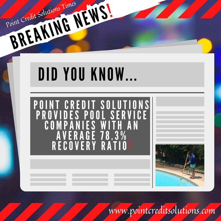We help you collect your past due accounts! Find out how here -> zcu.io/lS43
#PointCredit #RecoveryRatio #DebtCollection #Debt #PoolServices #PoolCompany #Swimming