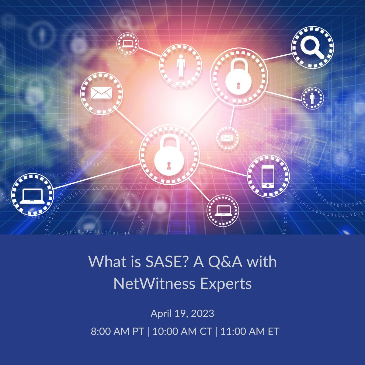 We recently spoke to <a href="/Forbes/">Forbes</a> about our SASE integrations with leading enterprise vendors. If you find yourself asking, 'What is SASE?' we have the webinar for you. 

On Wednesday, we'll discuss everything you need to know. 

Register here: webinars.netwitness.com/NetWitness/Wha…