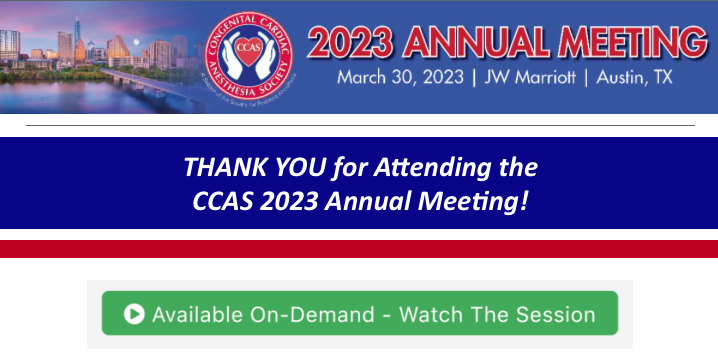 PedsCardiacAnes's tweet photo. Session Lectures are NOW AVAILABLE for On-Demand viewing! Log into the Mobile Meeting Guide, navigate to the Program & Schedule, click the green boxes that say "Available On-Demand – Watch The Session".
Link to view: https://t.co/UXdPptGIaO
#CCAS2023 #PedsCards #anesthesiology https://t.co/pwWojMg426