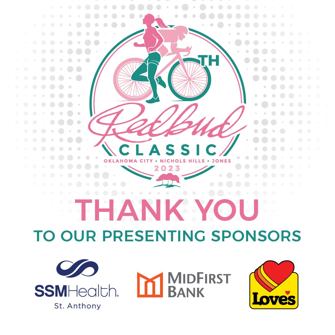 Thank you to our presenting sponsors for helping us make the 40th Redbud Classic a success! <a href="/SSMHealth/">SSM Health</a>, <a href="/LovesTravelStop/">Love's Travel Stops</a> and <a href="/MidFirst/">MidFirst Bank</a>, we appreciate you! 🏆