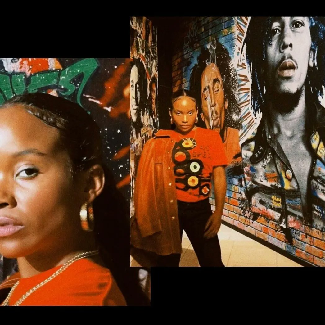 DeadlyLDN's tweet photo. 🔥@shaciapayne representing the  @bobmarleyexperience, a visual exploration of his musical journey through imagery, celebrating the legacy of The King of Reggae music Bob Marley. 🙌🏼🇯🇲 #DEADLY

Have you checked out the experience? ! 😍

Photo credits: Shacia Payne https://t.co/9LMYsaKhOx