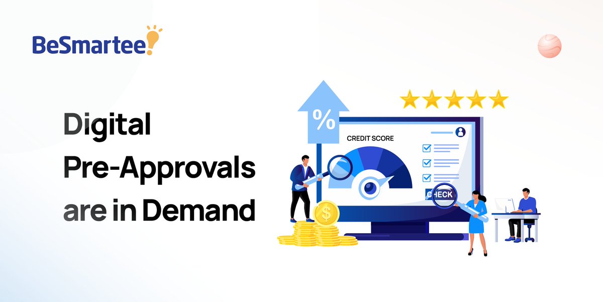 BeSmartee's tweet image. Stronger offers, faster underwriting processes, and easy home shopping from a digital pre-approval mortgage. No wonder every borrower is trying to get one. 
besmartee.com/blog/digital-m…