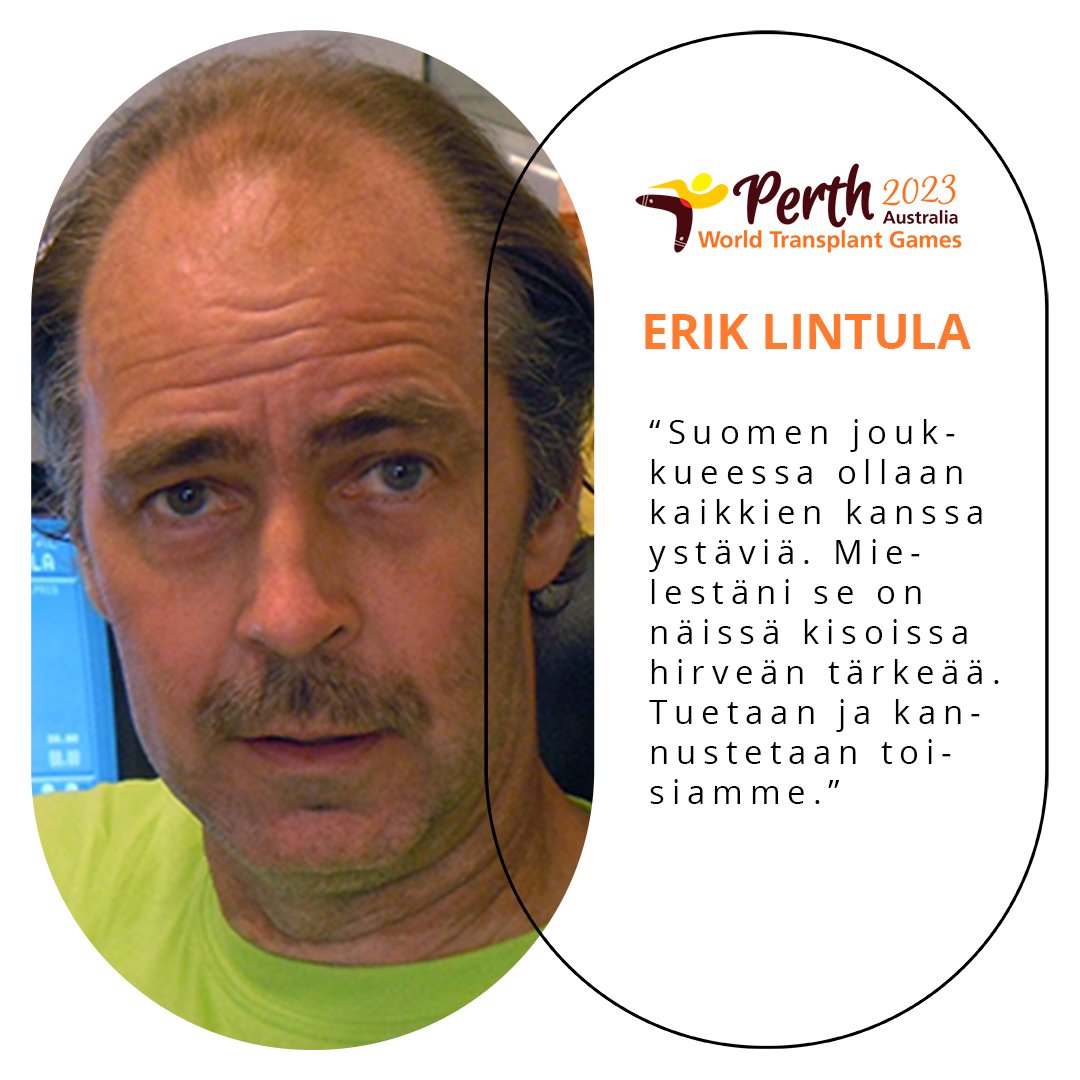 FinnParalympic's tweet photo. Ruotsissa asuva pöytätenniksenpelaaja Erik Lintula on yksi Suomen joukkueen kiinnostavimmista urheilijoista elinsiirron saaneiden MM-kilpailuissa Australian Perthissä
Tutustu Erikiin ja koko Suomen 8 urheilijan joukkueeseen: https://t.co/juk4Nmxj0B
#elinsiirtourheilu #Perth2023 https://t.co/N3ueuCnvdl