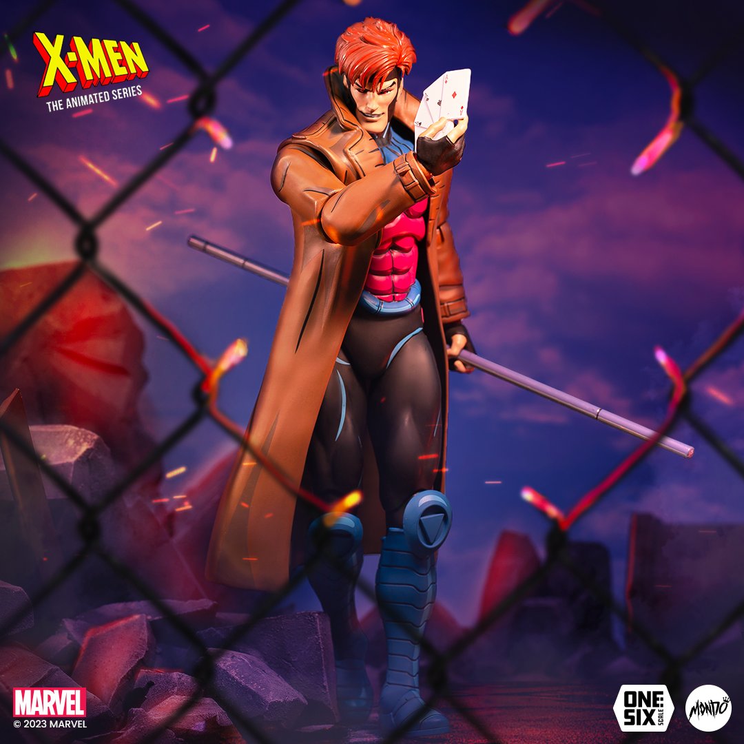 MondoNews's tweet photo. Ready to make Gambit “X-Ternally Yours,” mon ami? 
 
Our new 1/6 scale figure is available now as a one-week Timed Edition.  

$215. Free shipping to the United States, Canada, UK and the EU. Payment plans available.  @Marvel @dveese 

Snag yours: https://t.co/DhWh8H4CJ7 https://t.co/nZYPL6dXRt