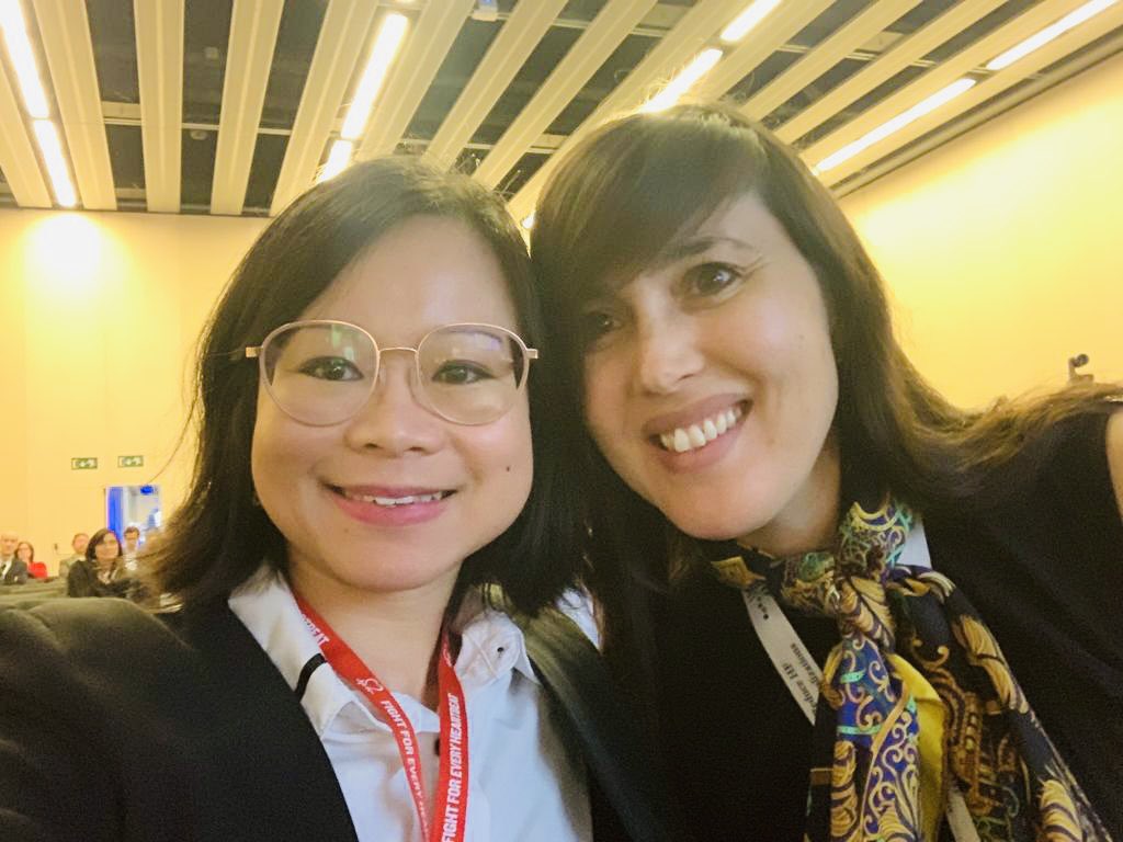 So happy to meet you in person @Sharon_Man ☺️ my fellow #EHRA_ESC Digital Committee member & #EHRA2023 #EHRAsnacks reporter!! 🧢 great content!! 😍🎥🍿

@EmmaSvennberg @DavidDuncker