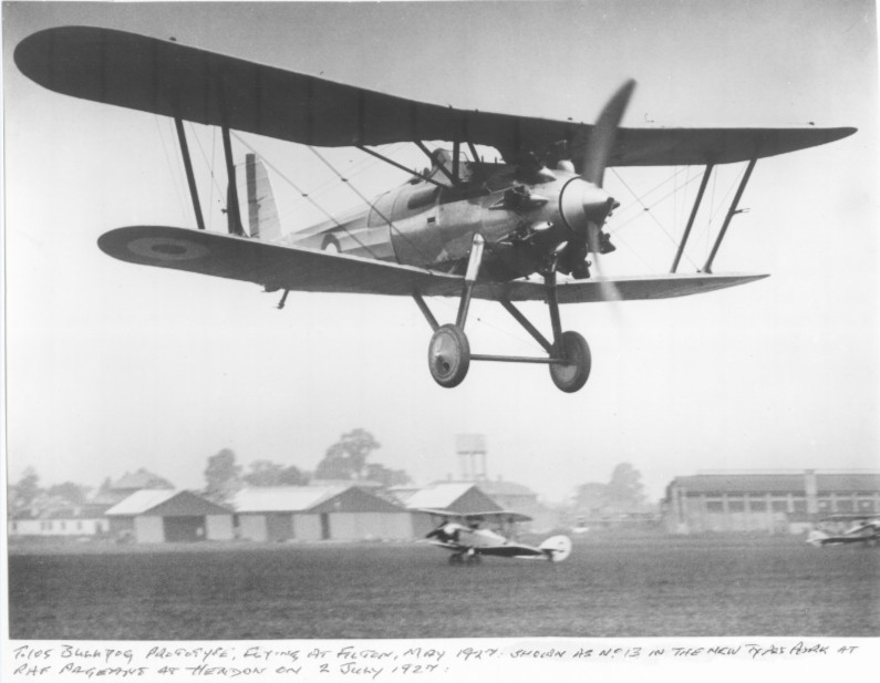 Bristol Built🛠️

The Bristol Bulldog Type 105 prototype pictured here flying at Filton in May 1927. 

The Bulldog performed so well in its early handling trials that it made its first public appearance in the RAF display at Hendon in July 1927. 🛫