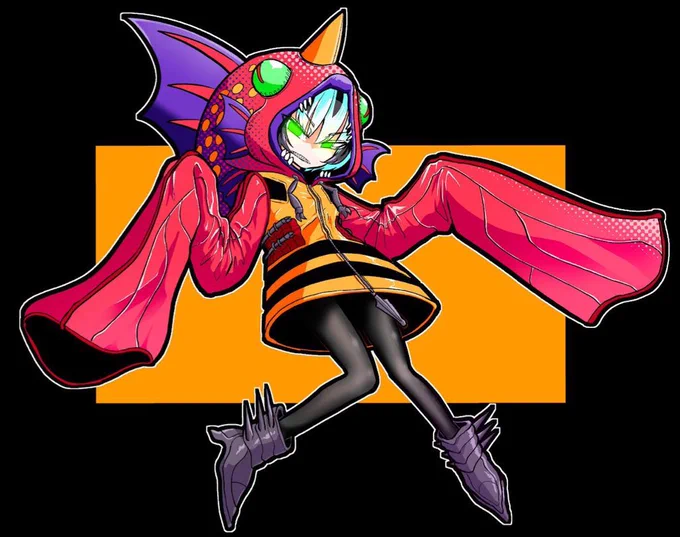 ラートラータ、およびインジェクターで見る画力変化(擬人化混じってるけど)一枚目が確か高校生の時のやつ… 