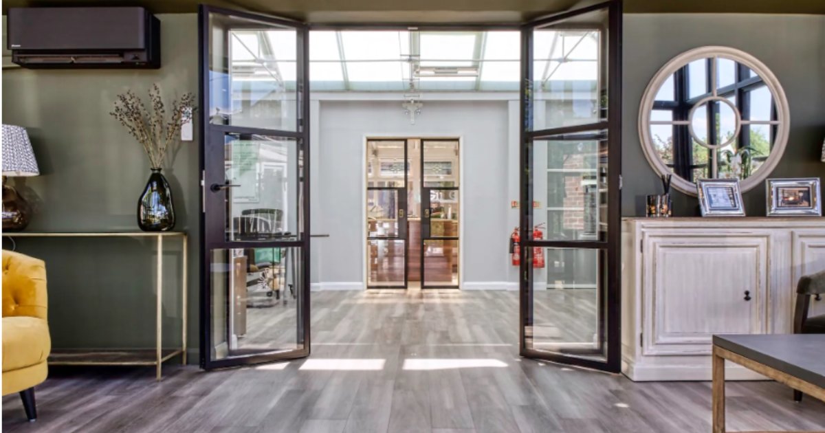 GlassHouseDG's tweet photo. Aluco interior doors, inspired by 'original' steel doors, provide a refined elegance to any room, office or commercial property. Get in touch for more information: https://t.co/pddzKzxIqS #interiordesign #alucodoors https://t.co/HqxXk8Fs02