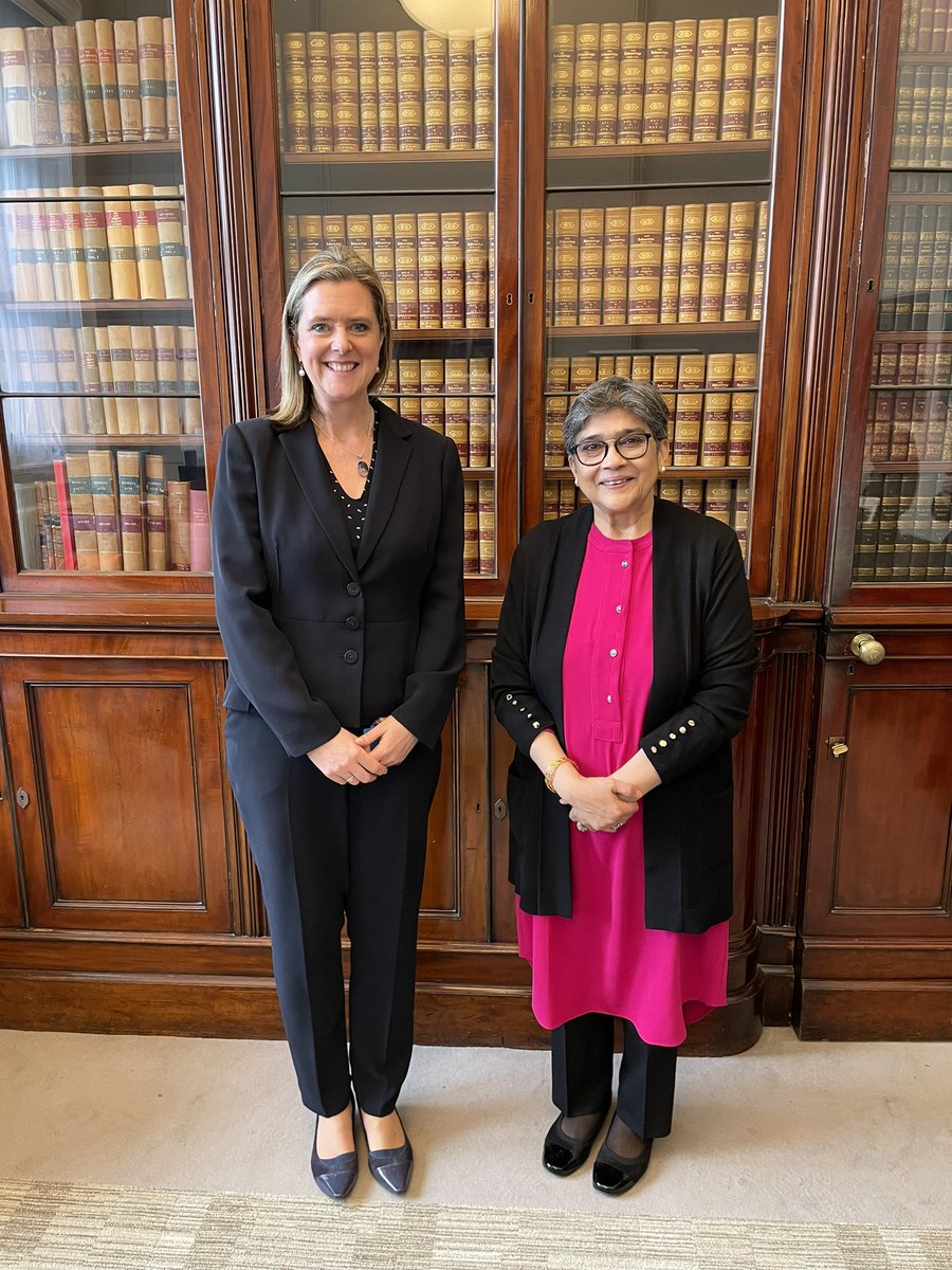 CorinRobertson's tweet photo. A pleasure to meet @UNHighRep Rabab Fatima today to discuss our shared agenda on supporting Least Developed Countries and Small Island Developing States. Important to help vulnerable states to access development and climate finance and build resilience. Key priority for ๐ฌ๐ง https://t.co/l6eEQuR6h2