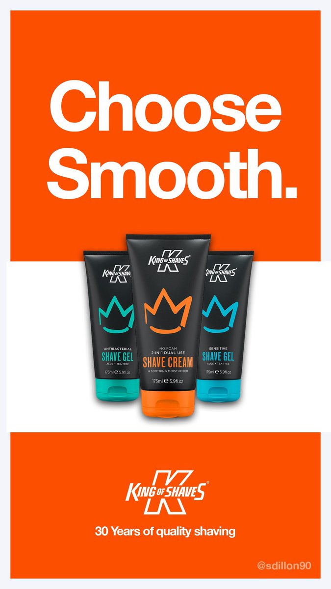 sdillon90's tweet photo. Amazing to even be shortlisted w/ some unreal concepts let alone be the runner up for #ShaveHappyBirthday brief. Thank you v much @OneMinuteBriefs @KingOfShaves 🙏
£500 won, KoS goodies en route… that’s a good shave and a round sorted for the weekend #chooselife #choosesmooth https://t.co/eHWET6dk53