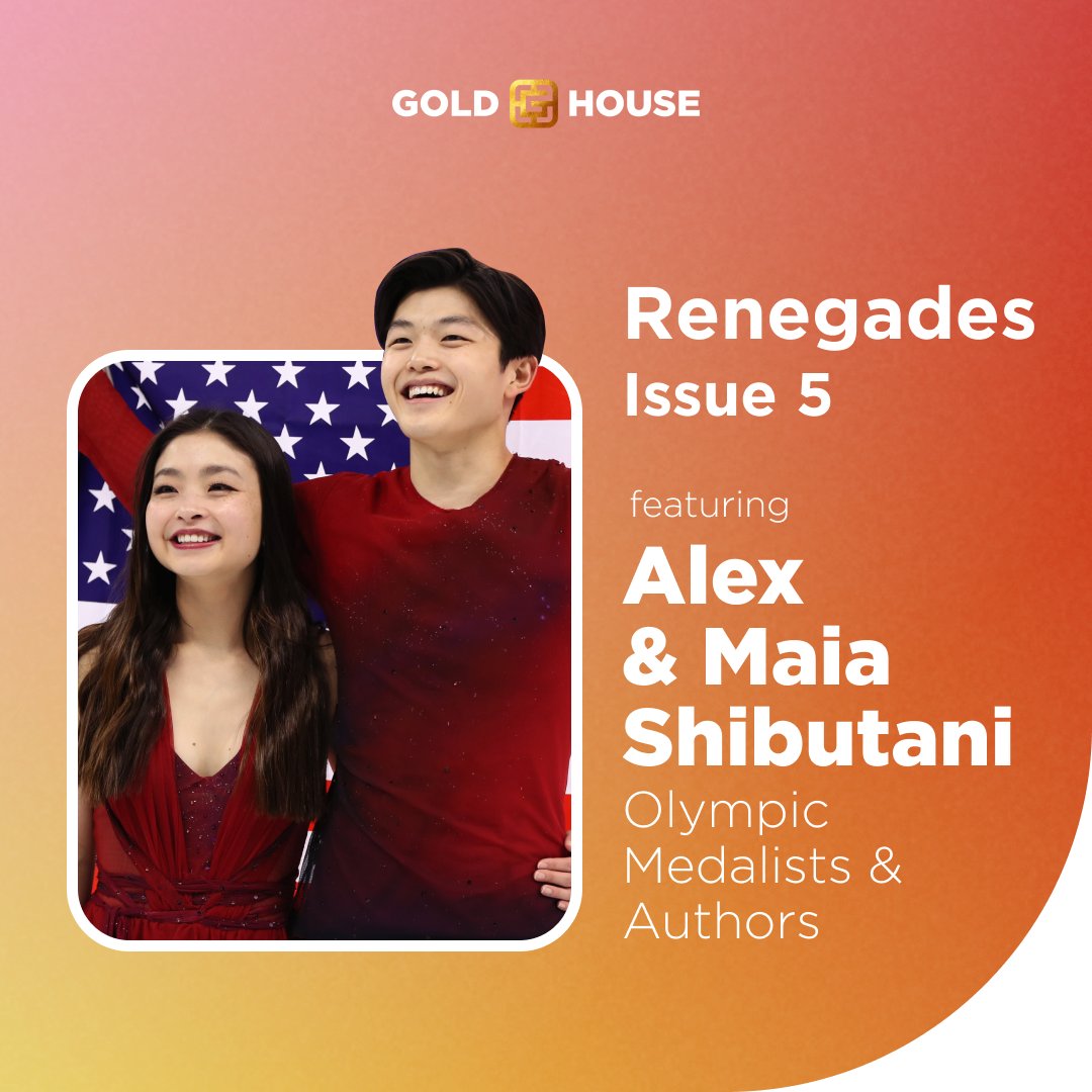 Renegades Issue 5, featuring 2x Olympic medalists and authors Maia and Alex Shibutani (<a href="/ShibSibs/">ShibSibs</a>), is out now! “Renegades” features Asian and Pacific Islanders who are carving their own paths in their respective industries.
