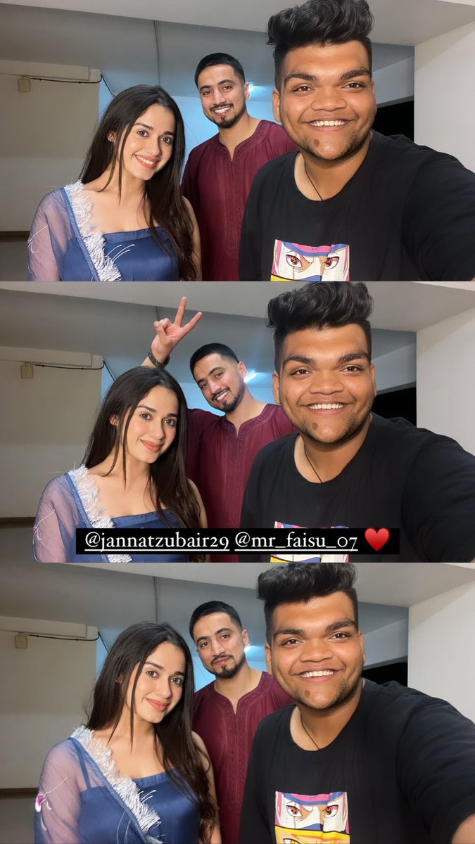 disha_patel2907's tweet photo. APRIL is being indeed the luckiest for all of us 
.
Yesterday we got Fainat pics and today jannat used #Fainat 
.
Alhamdulillah for everything
.
#FaisalShaikh #JannatZubair https://t.co/QbEiSwjIo2