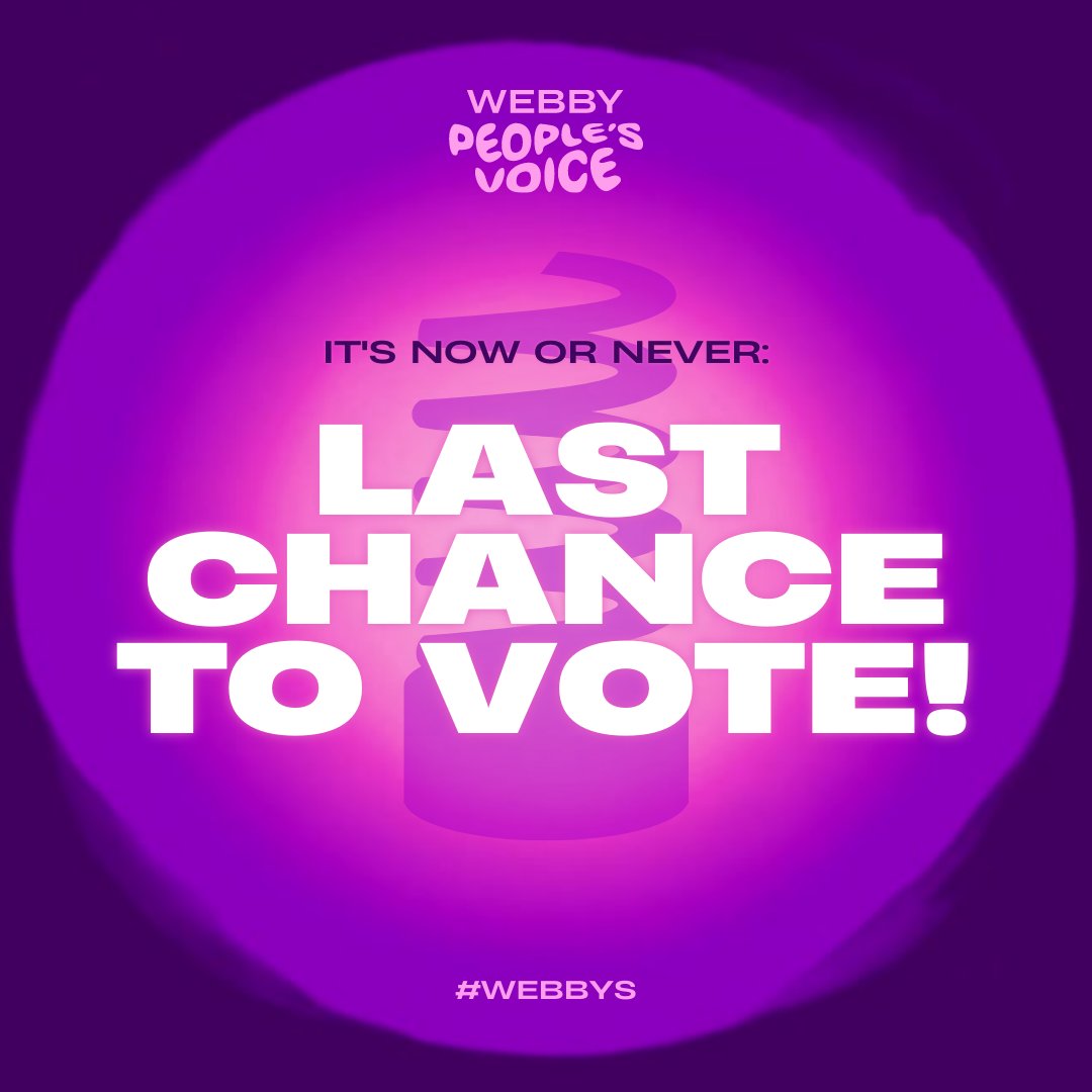 Last chance! Only two days left to support LAKE SONG at <a href="/TheWebbyAwards/">The Webby Awards</a>!

Vote for the People's Voice Award here:
vote.webbyawards.com/PublicVoting#/…

#Webbys #Chicago #LakeSong
