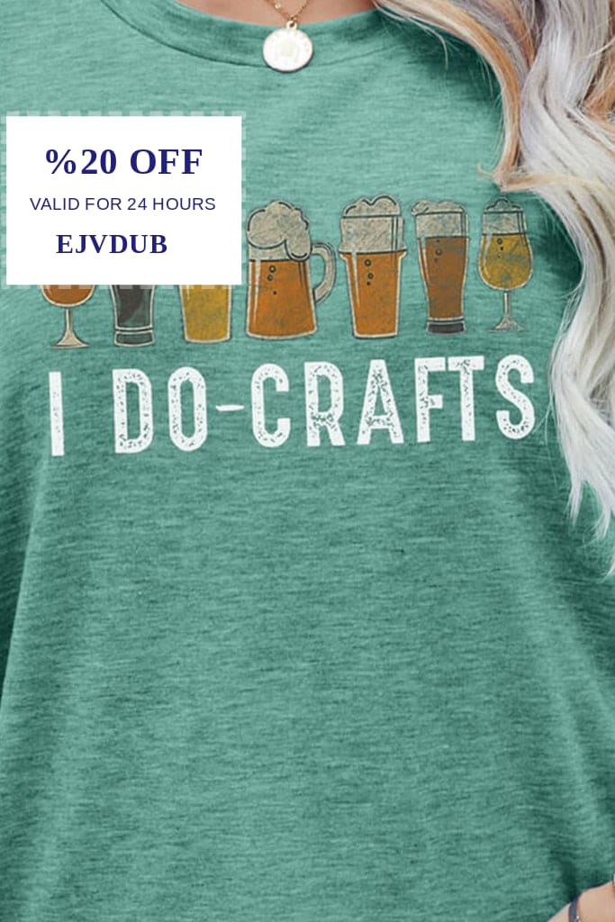 LAGCoffe's tweet photo. Check out this product 😍 I DO CRAFTS Round Neck T-Shirt 😍 
by Trendsi starting at $30.99. 
Shop now 👉👉 https://t.co/vV9AXNRzdX https://t.co/jkIXjIzBoe