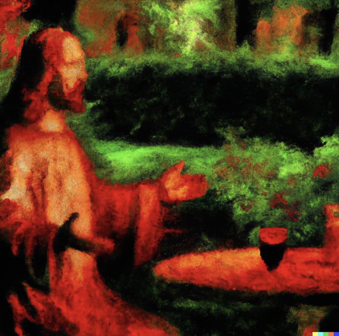 Eat my flesh, drink my blood.