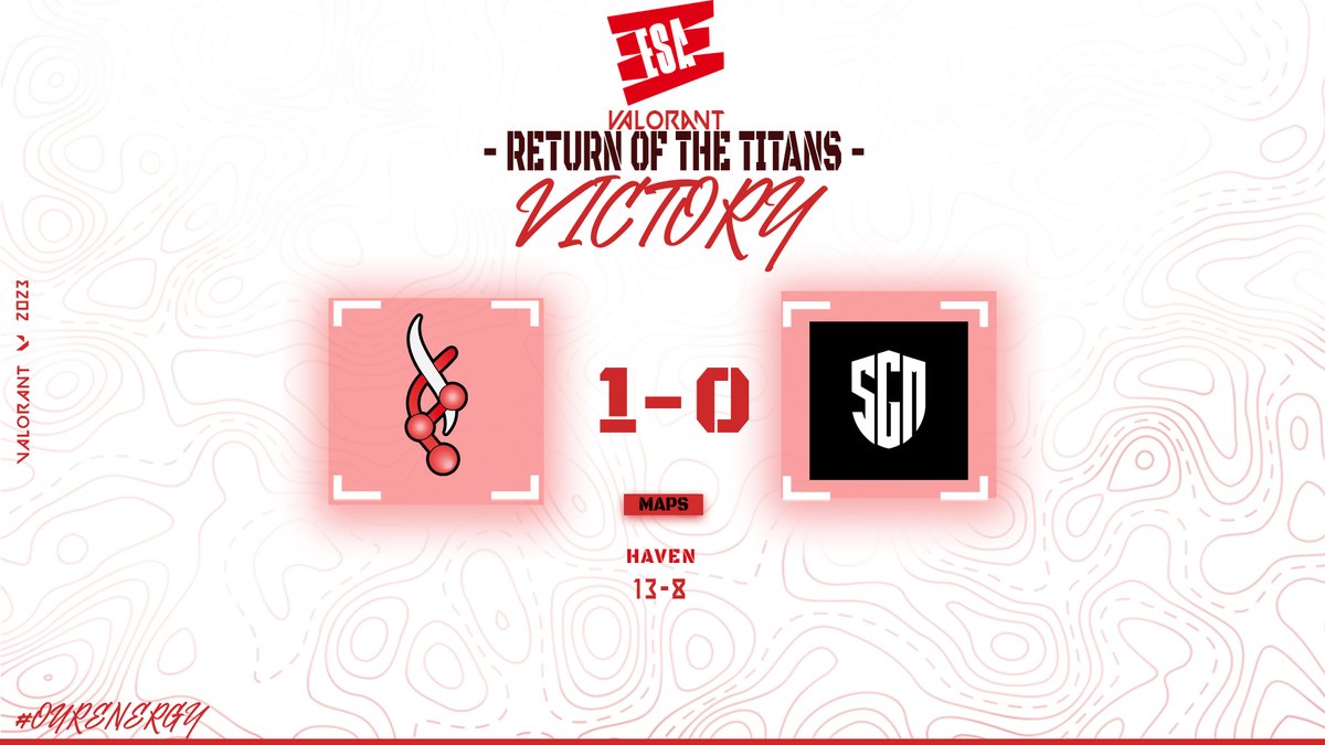 Return Of Titans Fire Turnuvasında İlk Maçımızdan SGM E-sports'a Karşı Galip Ayrılıyoruz.
Let's Goooo!!!!

#OURENERGY