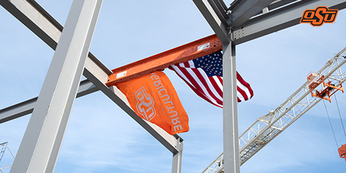 okstateferguson's tweet photo. We are thankful for the leadership Dr. Coon has provided through the New Frontiers campaign and for helping to make #AgNewFrontiers a reality. The topping-out milestone is one step closer to a new home for the #Ferguson Family.

Learn more: https://t.co/4r2sgulcah https://t.co/jsHYSxMIu1
