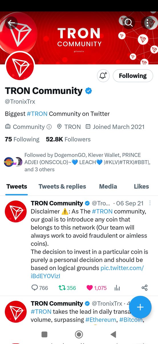 cryptobarca's tweet photo. @cryptojokerpro @TronixTrx Done sir
@biancanatera @RayBarca @MaryLuckmck https://t.co/X4x6NbvLJU