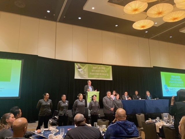 CA_WorkforceDev's tweet photo. Several @CA_WorkforceDev staff attended the @CaliforniaLabor Building Workforce Partnerships conference with the theme "Putting Workers First." It was filled with discussions and workshops where state-wide workforce development stakeholders shared best practices.
#CAWorkforce https://t.co/uqDmu0h7i4