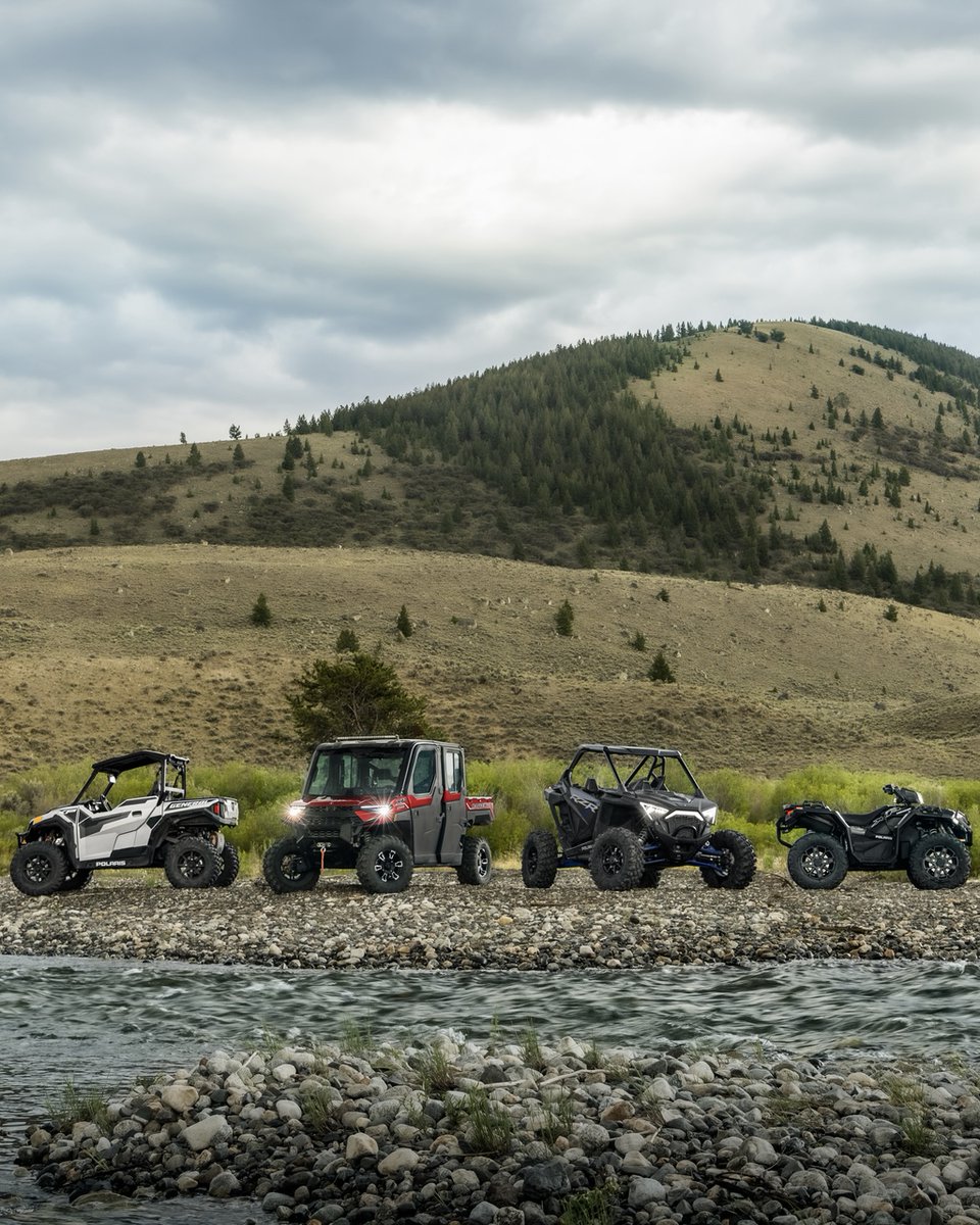 PolarisORV's tweet image. The trails are calling, and we&apos;re answering on four wheels. #PolarisOffroad