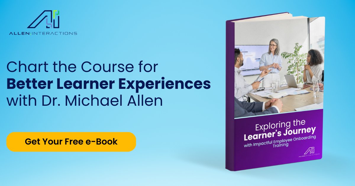 OfficialAllenI's tweet photo. Better learning starts with mapping a better journey. Download your free copy of Exploring the Learner's Journey with Impactful Onboarding Training today! 

https://t.co/y8dDVoQOrx

#elearning #deeperlearning #corporatelearning #onboarding #learninganddevelopment https://t.co/yM64g7Fz0E