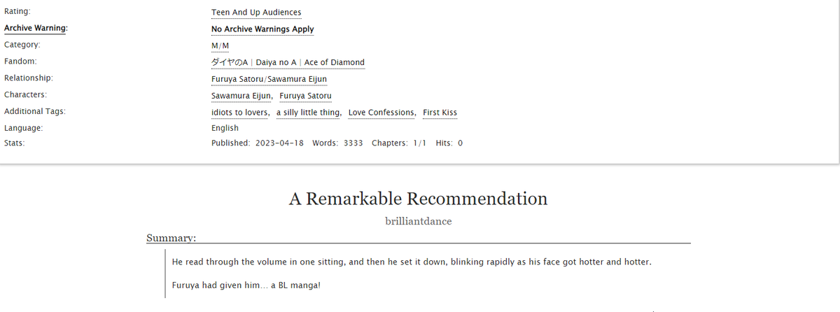 glaring__dream's tweet photo. i wrote a silly #furusawa #frsw to be my 100th posted fic :D

https://t.co/ZcN421XVWz https://t.co/Z0M25o459y