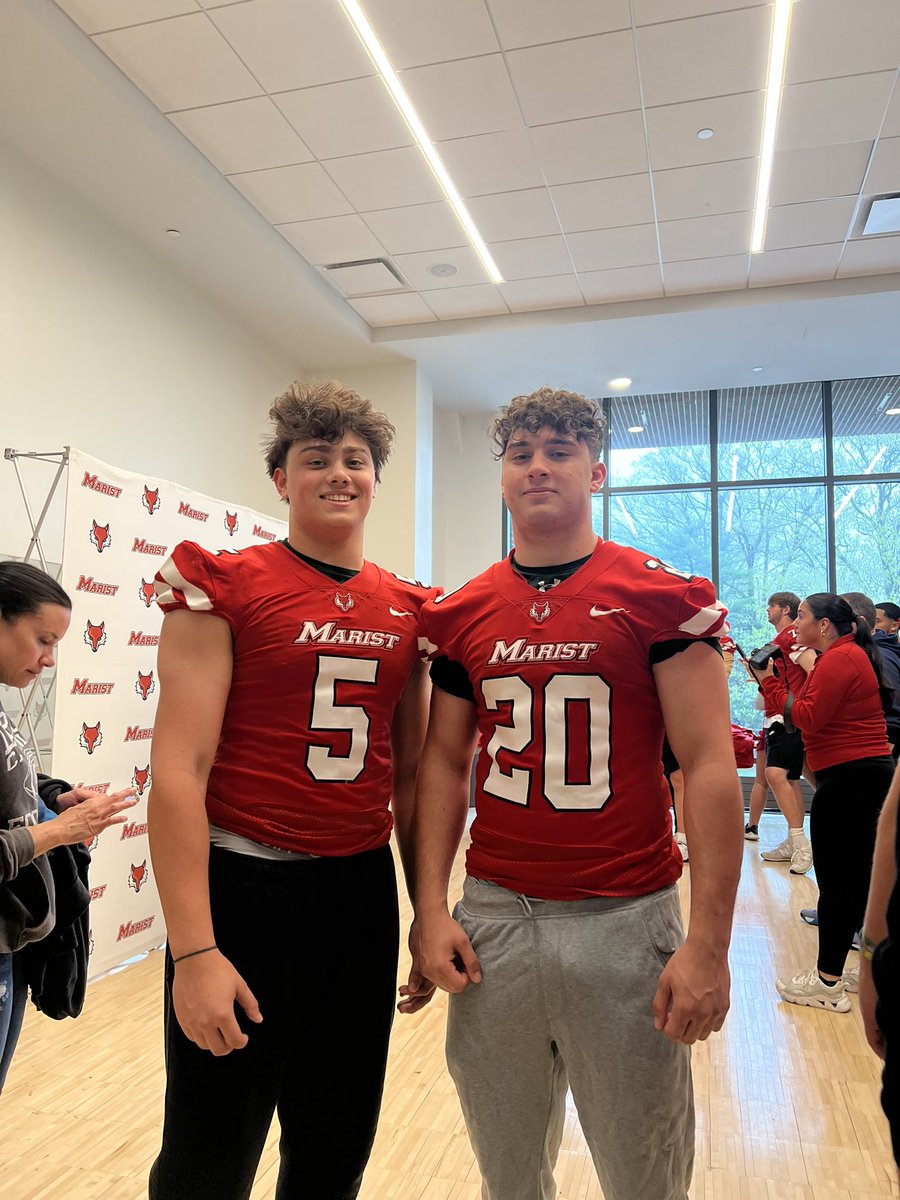 zackpadron2's tweet photo. Had a great time at @Marist_Fball this weekend. Thank you @CoachRumsey @Coach_Gaff82. Cant wait to get back on campus! @dpfootball @MHuliev https://t.co/vMEx3aDRPJ