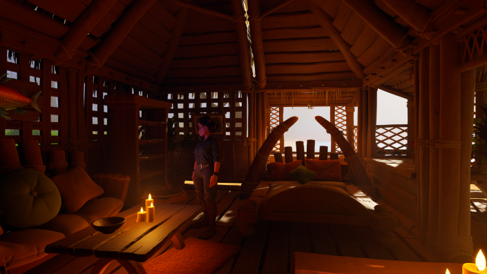 SelleneSilvana's tweet photo. Which one is your favorite and why?
Daytime building highlight photos for Under a Rock! π
Fun Fact: With UE5's Nanite, the rope you see is actually made out of rope strands. Also, look at the quality of the lighting/shadows. π
@UnderARock_Game #underarockgame https://t.co/YNvb2S3xh7