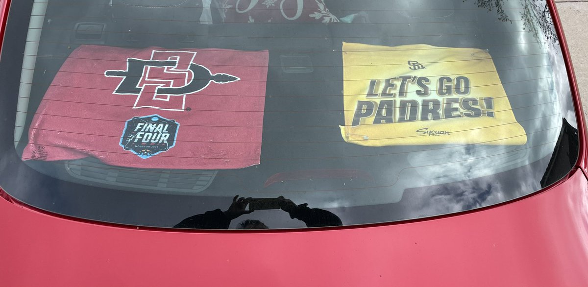 nadinebafan's tweet image. In my car everyday, all day, all night. #LFGSD #sdpadres #sdsumbb #sdsuaztecs