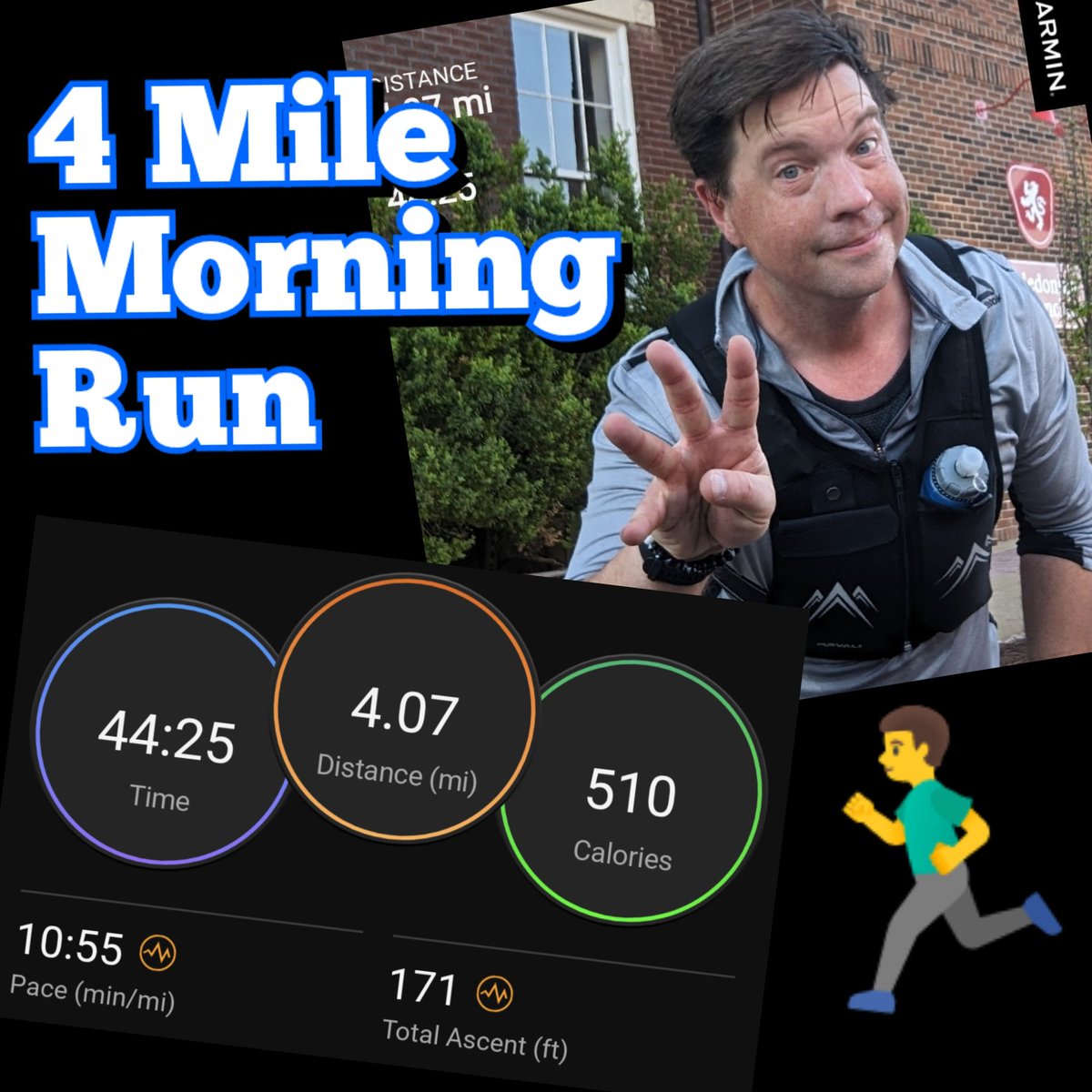 EricBorchert73's tweet photo. Managed to get in a decent run this morning, unlike yesterday where I saw car wreck and stopped my run. #4milerun #morningrun #runbeforework #run #runner #running #runninggeek https://t.co/b8FvAAptmj