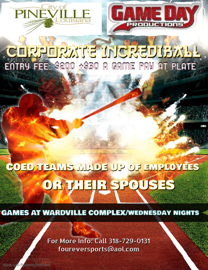 2023 Corporate Incrediball League
conta.cc/3KMvkPg