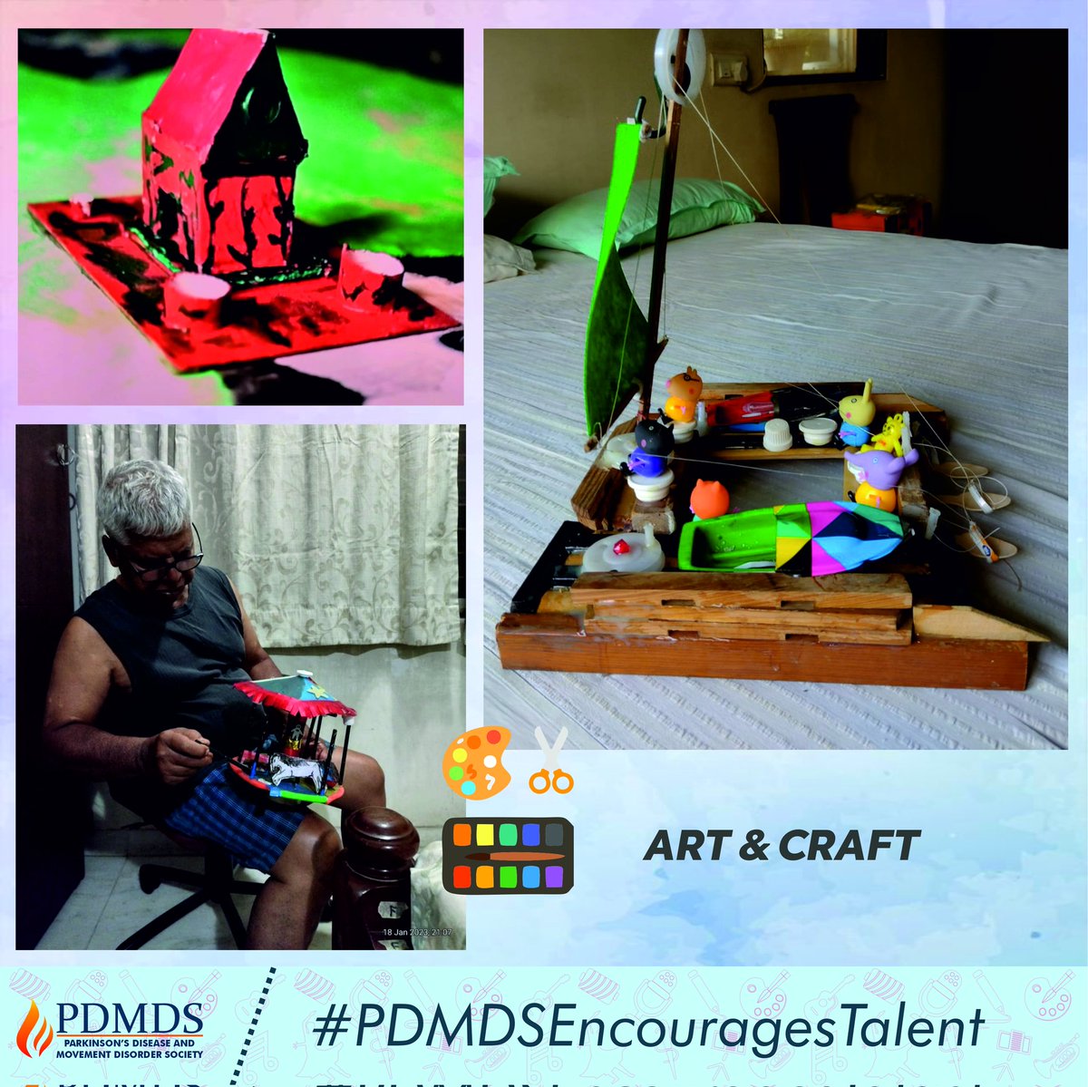 parkinsonsindia's tweet photo. #PDMDSencouragesTalent
Mr. Wendell D'souza from Bandra PDMDS Support Group shares with us his passion for Photography, Art and Craft.
#TalentsTuesday#Parkinsons #Photograpy#Art#Craft#Passion
#PDMDS https://t.co/6mWTwIEIXi