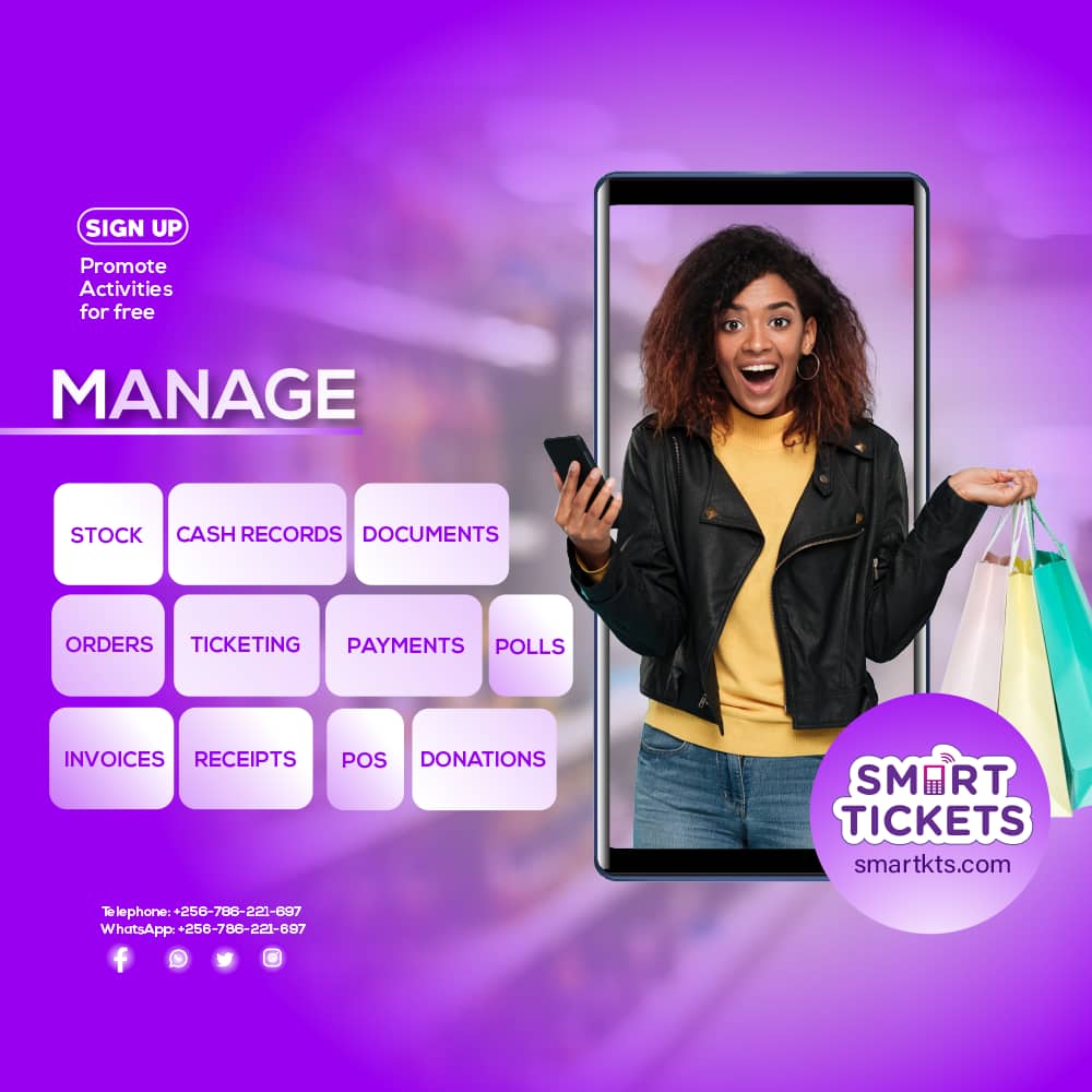 Postdator's tweet image. A ticketing company that offers both online and offline tickets at the lowest rates in town.
Sign up and generate paper tickets for as low as 300/=
Get started simply by clicking smartkts.com/UG

Or Call or WhatsApp @smartkts on +256700643612 for details🔥
#SmartTickets