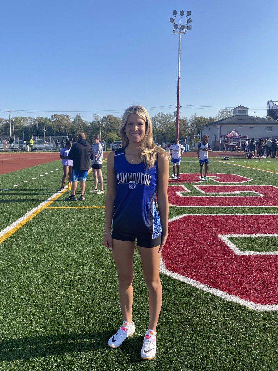 🚨SCHOOL RECORD ALERT🚨 Kiley Kozlowski broke the school record in the Long Jump during today’s meet at Bridgeton! She jumped 17’5.5”! Congrats, Kiley! <a href="/hhsdevilsports/">Hammonton Blue Devils Athletics</a>